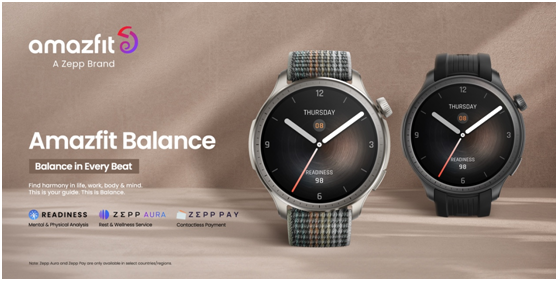 Zepp Health präsentiert Amazfit Balance mit KI-unterstützten Funktionen für ein ausgewogenes Leben