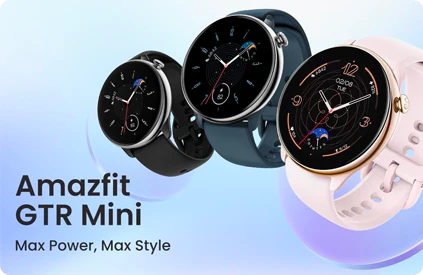 DIE NEUE AMAZFIT GTR MINI IST AUF DEM MARKT! MAXIMALE POWER & STYLE VERPACKT IN EINER DÜNNEN UND LEICHTEN RUNDEN SMARTWATCH