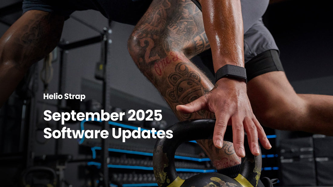 Helio Strap Software-Update September 2025