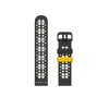 HYROX Silikon-Sportarmband - 22MM - Black/Yellow - 22MM